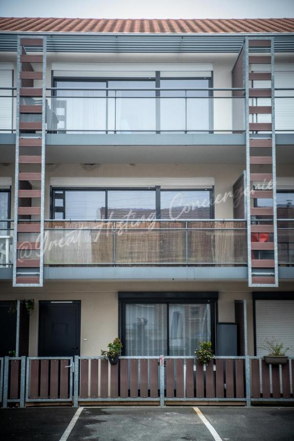Le Samelie, Superbe Appartement Bray-Dunes Avec Stationnement Privatif Exterior foto